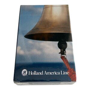 Vintage Holland America Line Playing Cards New Sealed Ship Bell Design
